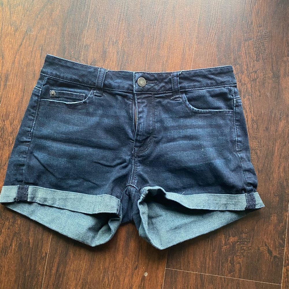 BP. Navy Denim Shorts